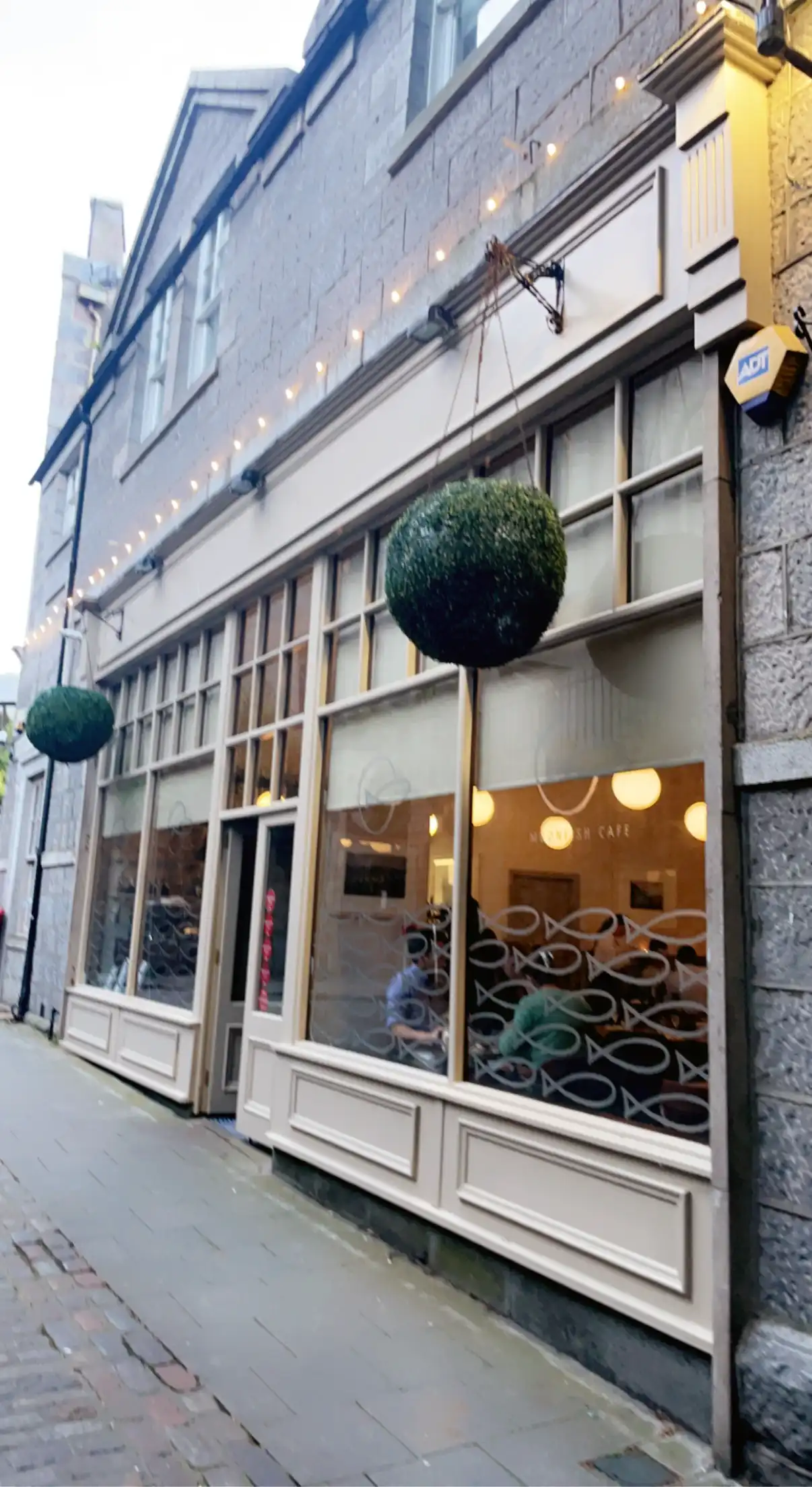 Moonfish cafe i Aberdeen